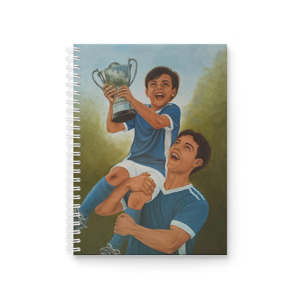 Soccer Victory Spiral Notebook — Teamwork Champion Journal
