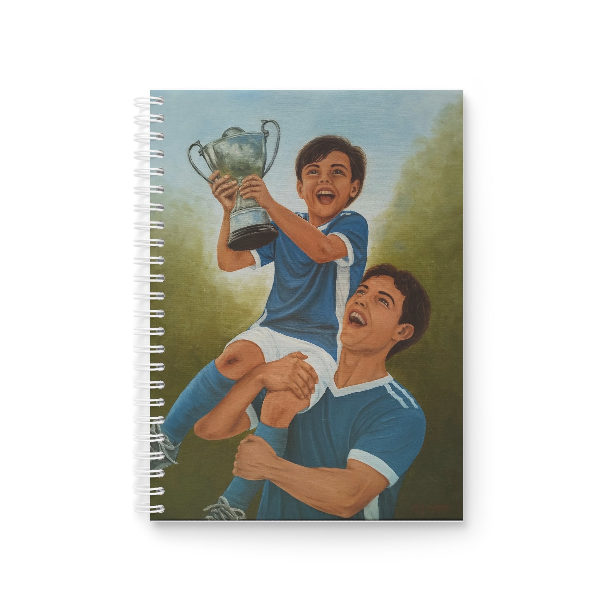Soccer Victory Spiral Notebook — Teamwork Champion Journal