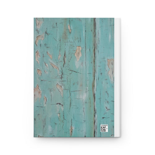 Isaiah 22:22 Key Hardcover Journal — Rustic Turquoise Faith Notebook