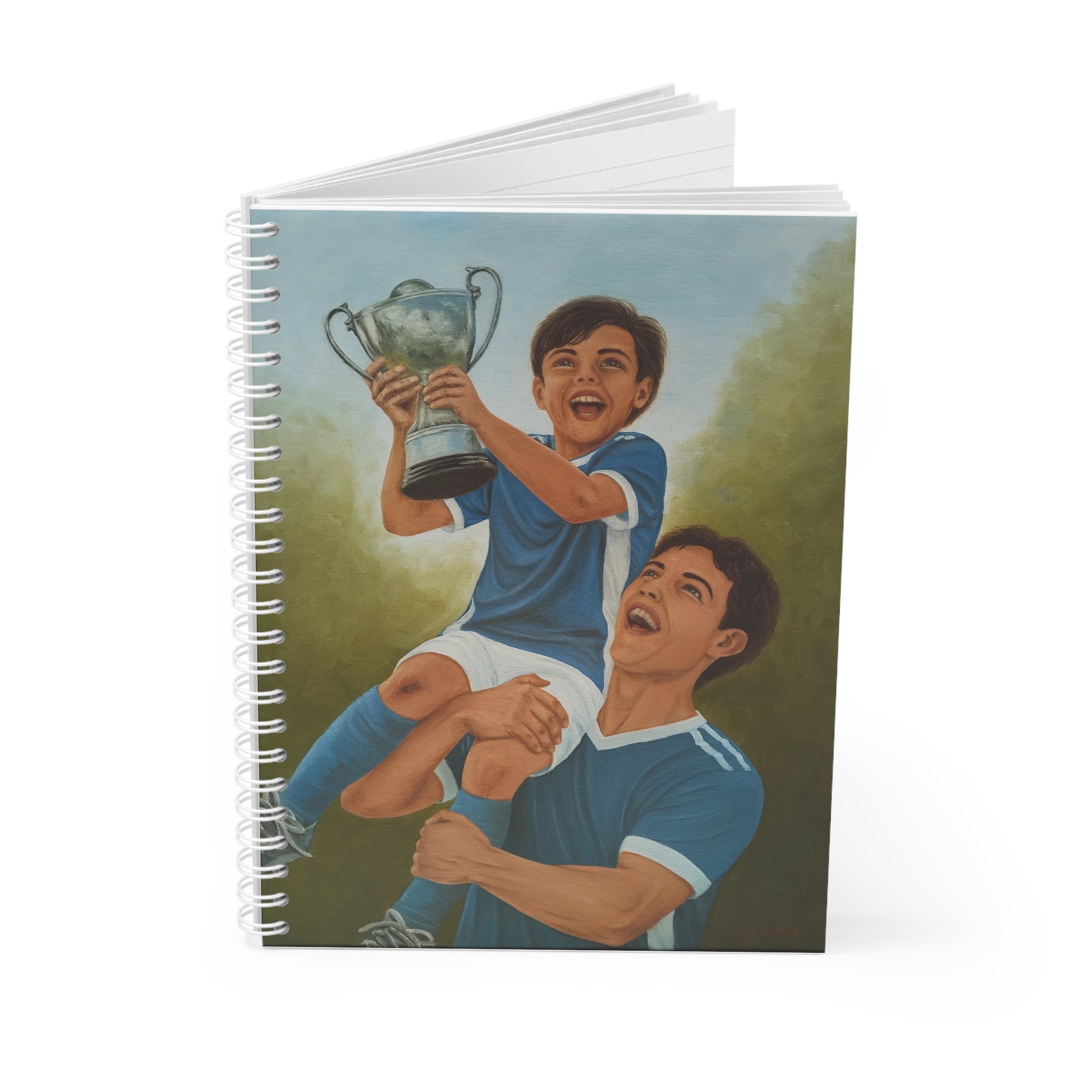 Soccer Victory Spiral Notebook — Teamwork Champion Journal